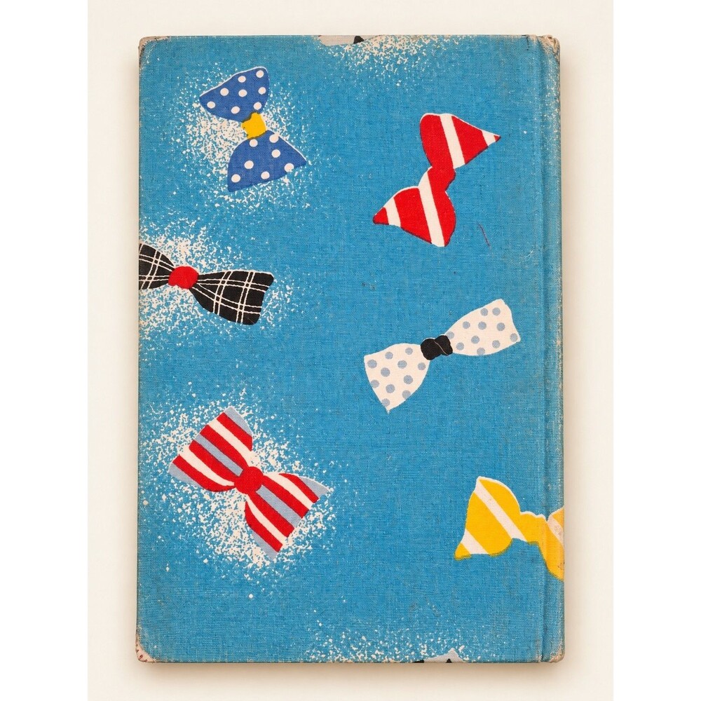 Vintage 80s 1986 QuillMark Bow Print Lined Journal Notebook Blank Pages